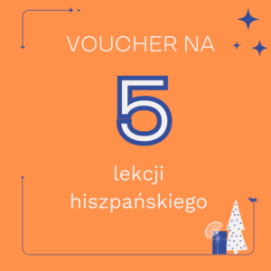 🎄Świąteczny voucher na lekcje hiszpańskiego 🎄5 lekcji